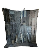 Ancien grand patchwork coton