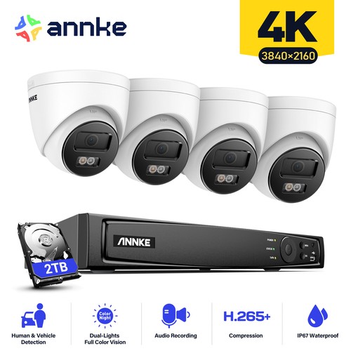 Annke 12mp 8ch nvr 2tb - annke,