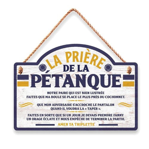 Plaque suspendre prière de - plaque,