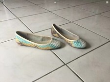 Ballerines chaussures plates SAN MARINA pointure 37 facon croco python impec