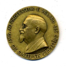 Médaille bronze – Professeur E. Villard Chirurgien par Linossier  60 mm