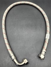Flexible tressé coudé inox - flexible,