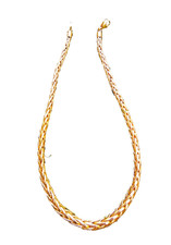 collier maille palmier plaqué