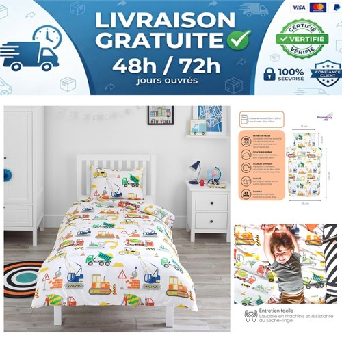 Parure lit enfant 140x200 - parure,