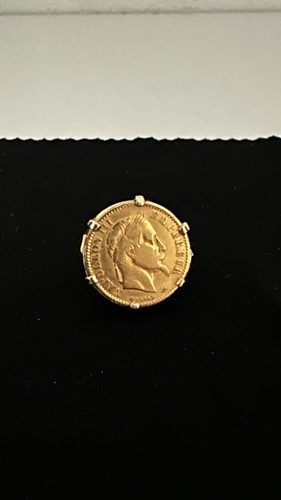 Bague pièce carats - 18,