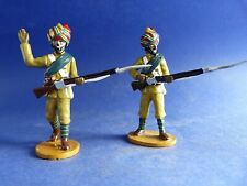Frontline Figures 2 soldats britanniques de l'armée des Indes - Soldat de plomb