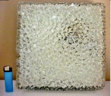 PLAFONNIER  VINTAGE EN VERRE HOLOPHANE INDUSTRIEL LOFT ANNÉES 50 60 VINTAGE 1950