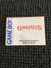 gargoyle's quest game boy ~notice FAH