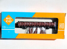 ROCO HO 4317 WAGON TOMBEREAU PLAT A RANCHER TRANSPORT MARCHANDISE BAHN DB 400330