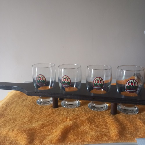 Présentoir bois 4 - bois, verres