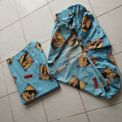 Drap plat coton pocahontas - drap,