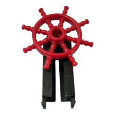 sympa  pièce  détaché bateau pirate 6678  Playmobil (  volant  / barre ) 2271