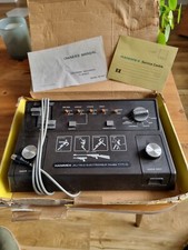 CONSOLE Vintage  HANIMEX modèle 7771-G JEU-TELE Electronique noire Non Testée