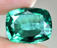 Naturel Vert Émeraude 9.95 CT Coupe Coussin Agl Certifié Superbe Ample Gemme
