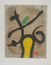 Joan MIRO : Femme et oiseau