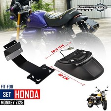 Plaque d'immatriculation d'élimination d'aile arrière Tidy noire pour Honda...