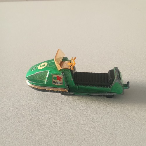 Majorette moto neige vert - neige,