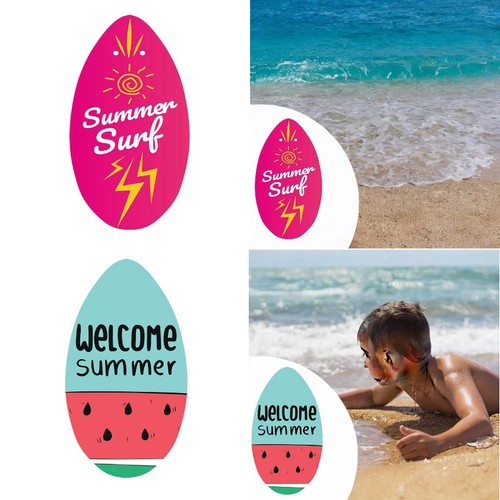 Planche surf plage - de,