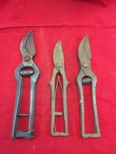 Lot 3 Secateurs Anciens Outils