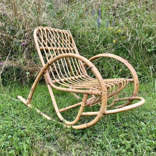 Rocking chair enfant - bambou, et