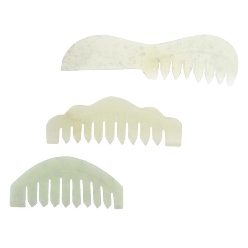 Peigne jade corne - jade,