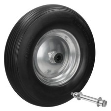 15" Roue brouette caoutchouc