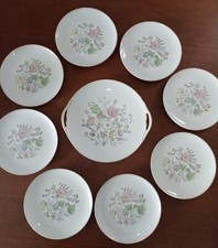Set à dessert Bernardaud Iréne 8 Assiettes et 1 plat
