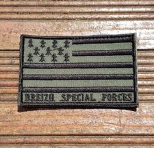 Écusson Breizh Force Vert Kaki