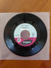 vinyle johnny hallyday 45 tours pochette originale médaillon bleue