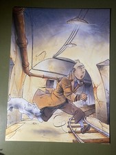 Affiche Tintin Hommage à Hergé Pascal Somon 1997.