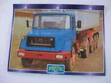 CARTE FICHE CAMION TRACTEUR