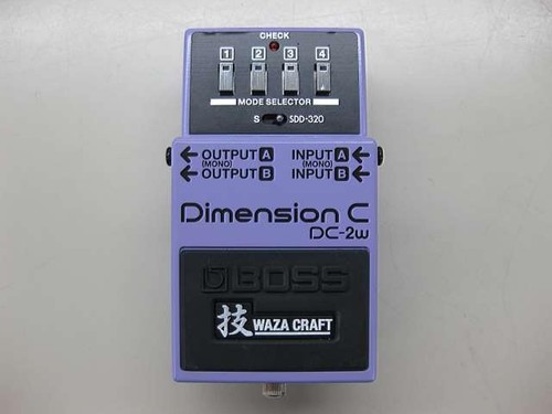 Pédale effets boss 2w - pédale, dc-2w
