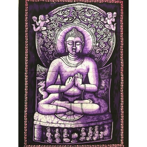 Tenture bouddha violet - tenture,