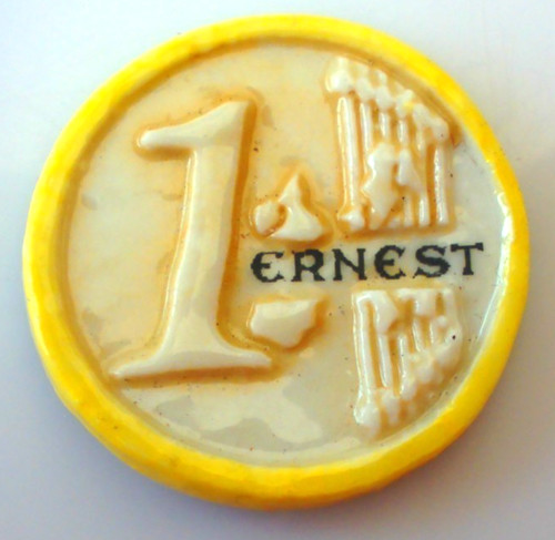 Feve perso 1 euro ernest - perso,