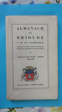 ALMANACH DE BRIOUDE 1956 1957