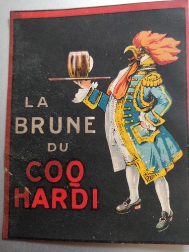 Ancienne etiquette coq hardi - etiquette,
