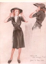 PUBLICITE DESSIN DE MODE