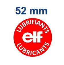 Autocollant Lubrifiants Renault ELF Lubricant bouchon huile cache culbuteur 52mm