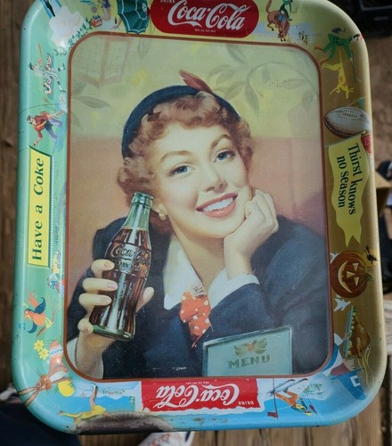 Vintage 1953 coca cola menu - coca,