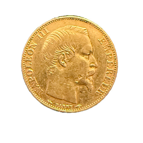 France 1854 gold francs - 1854,