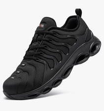 LARNMERN Chaussures de Sécurité Hommes Embout en Acier Chaussures Taille 43