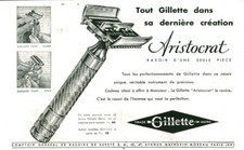 Publicité ancienne Gillette
