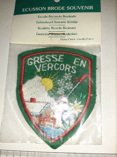 Ecusson tissu broder gresse - tissu,