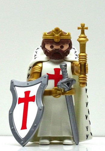 Roi des templiers - templiers, playmobil
