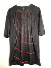 Nike Total 90 Maillot Vintage marron Rouge NikeFIT Football 2000s