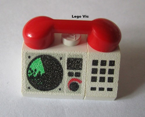 Lego 6190 red - red, téléphone