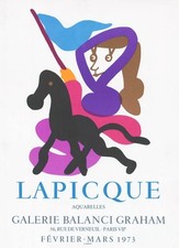 Lapicque  -  1973  -  Lithographie Originale - Galerie Balanci Graham