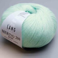 Lang Yarns Mérinos 200 Bébé 374 - Ll 203m/50g - Grosseur D'Aiguille 2,5