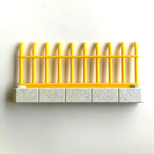 PLAYMOBIL * ZOO * Grande Grille Jaune 3240 3252 4093