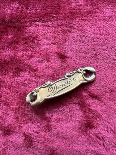 Broche bébé ancienne prénom - ancienne,
